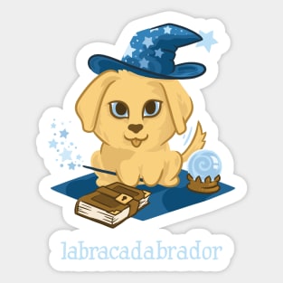 Labracadabrador Sticker